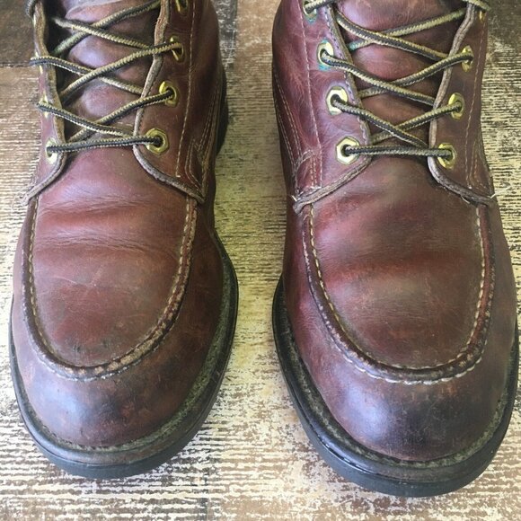 HERMAN SURVIVOR Brown Vintage Steel Toe Insulated Work Boots Mens 9 - Picture 8 of 12